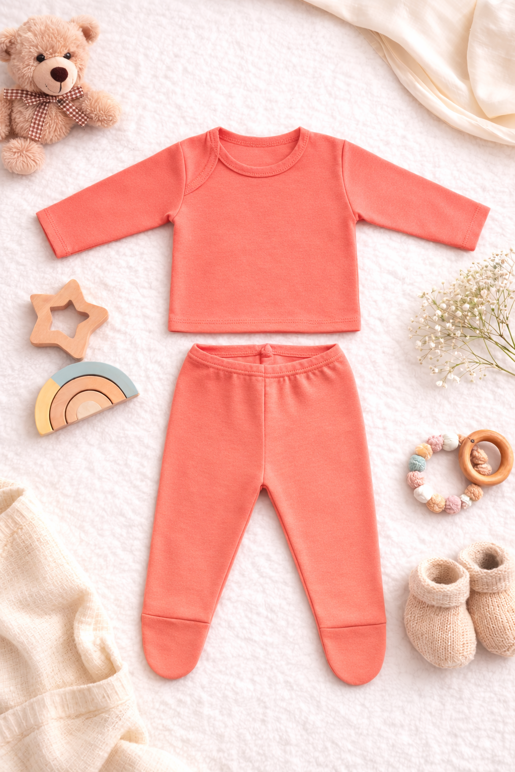 Pantys + Camisetas (Coral)