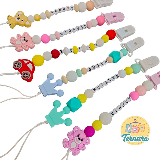 Cadena Porta Chupete Personalizada