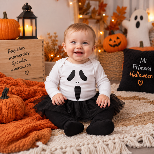 Conjunto  bebé  scream tutu  Halloween