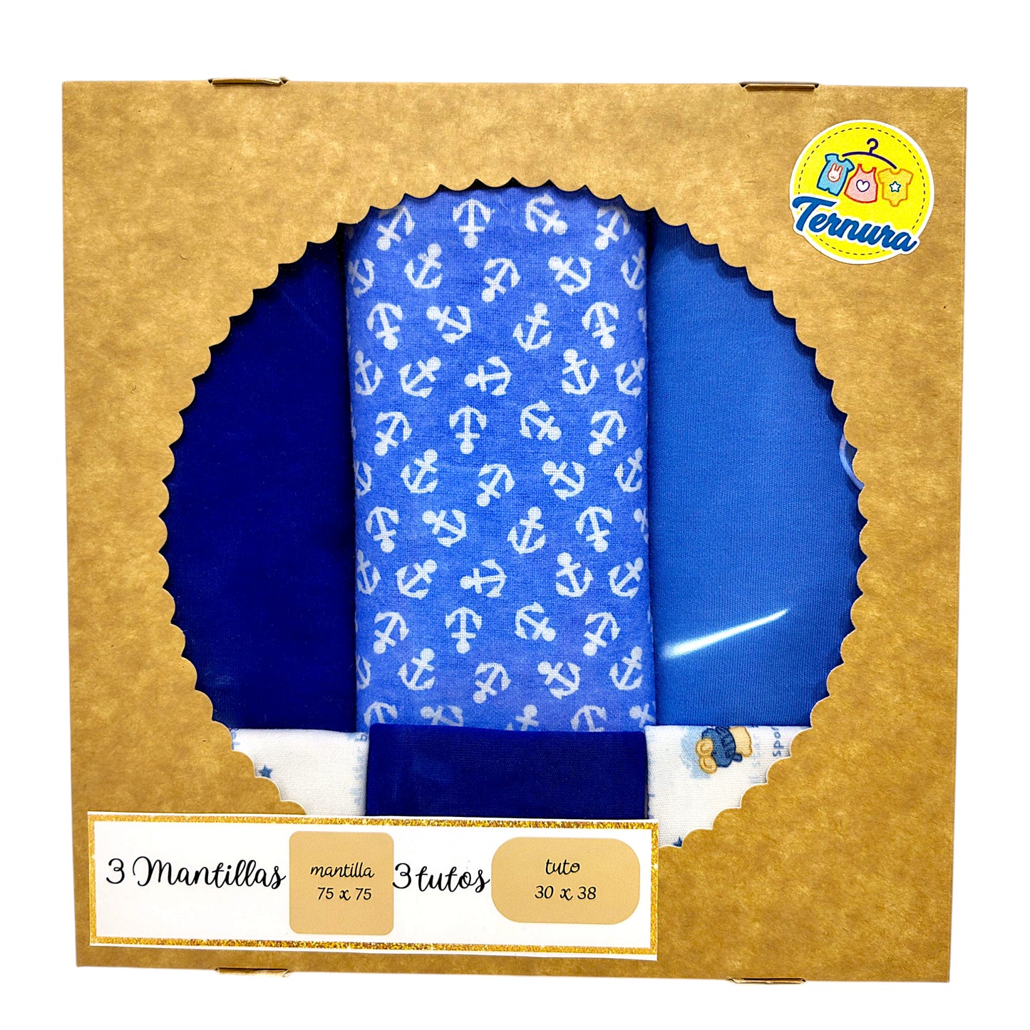 Set Mantillas + Tutitos – Algodón Nacional