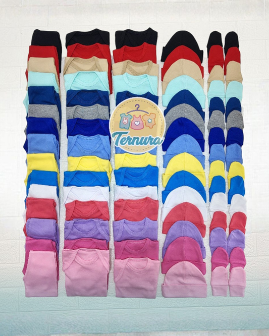 AJUARES ALGODON COMPLETO 5 PIEZAS 💕