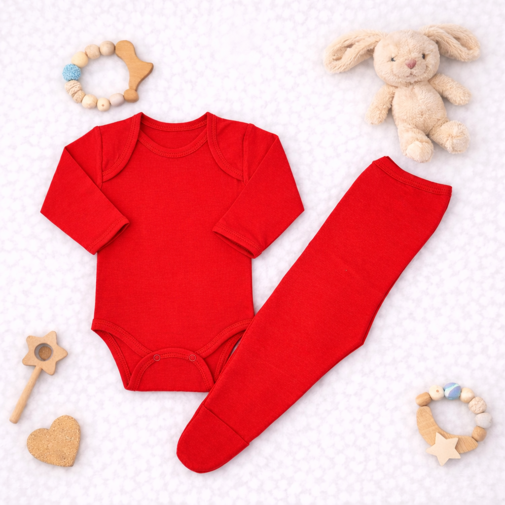Body + Pantys (Rojo)