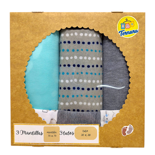 Set Mantillas + Tutitos – Algodón Nacional