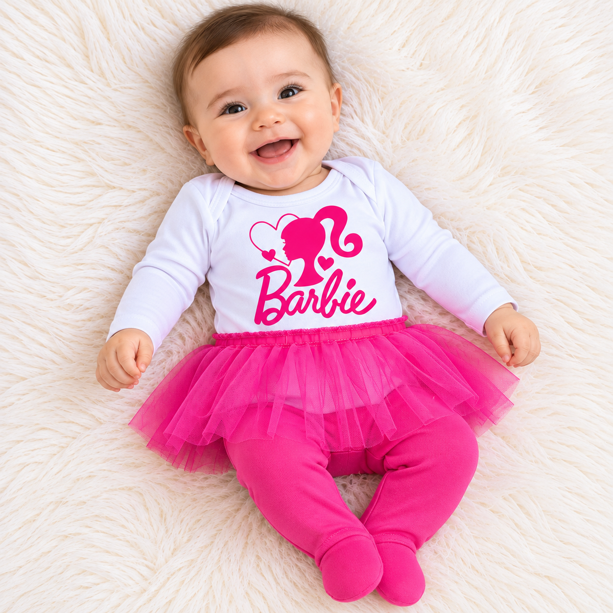 Conjunto bebé Barbie con tutú