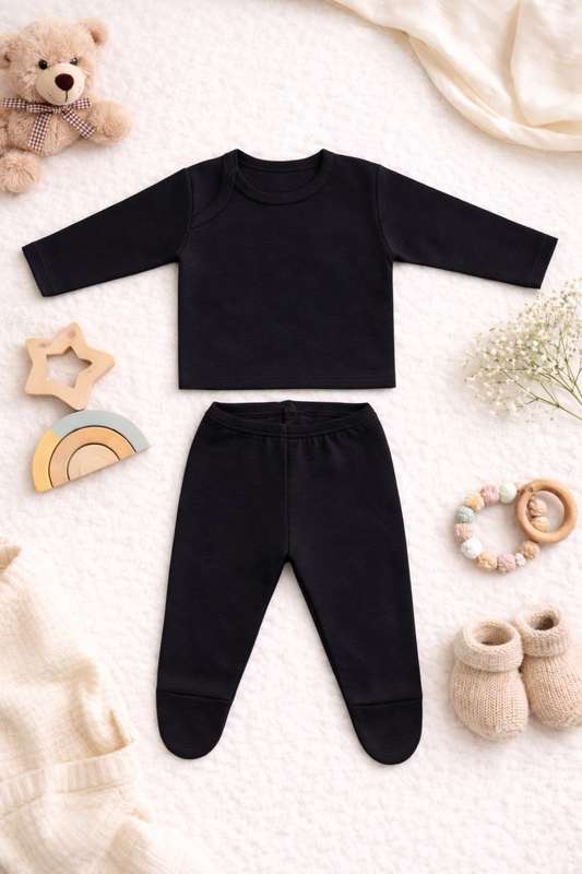 Pantys + Camisetas (Negro)