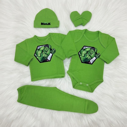 Ajuar Hulk Verde para Bebé