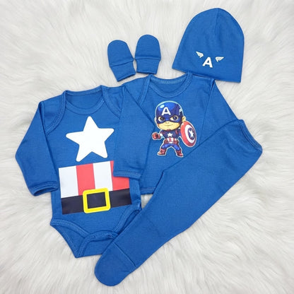 Ajuar para bebé Príncipe Vegeta azul