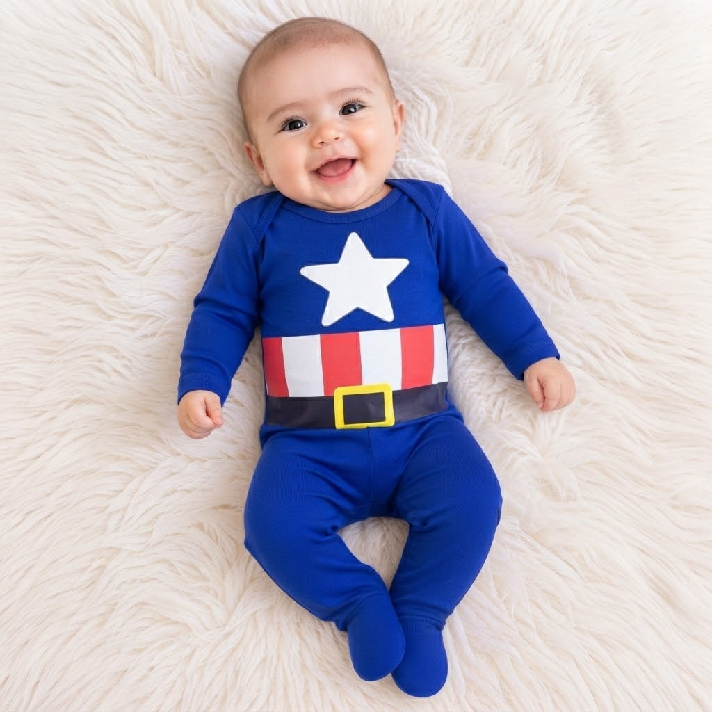 Conjunto bebé Capitán América